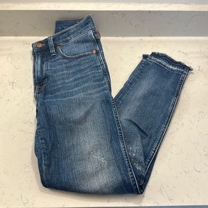 Madewell distressed skinny jeans